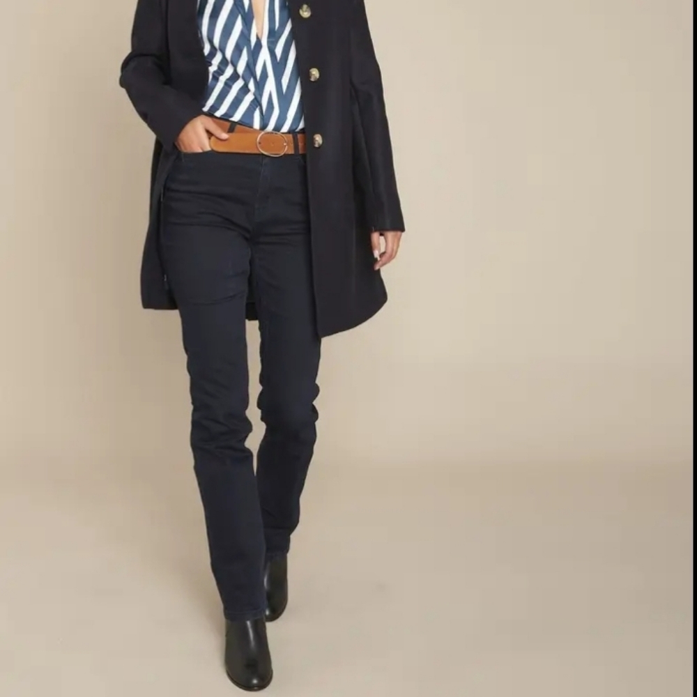 Maison 1.2.3 Navy Blue Jeans FR 36 US 4